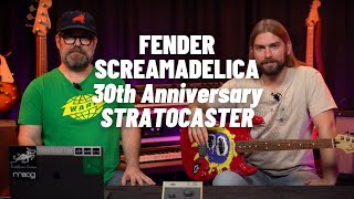 Video thumbnail for The Fender Screamadelica 30th Anniversary Stratocaster | Also, the UA Volt 176! by Alamo Music Center
