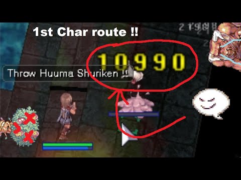 Ragnarok PreRenewal - Ninja Throw Huuma Shuriken / Kunai - First Char Guide - Farmer