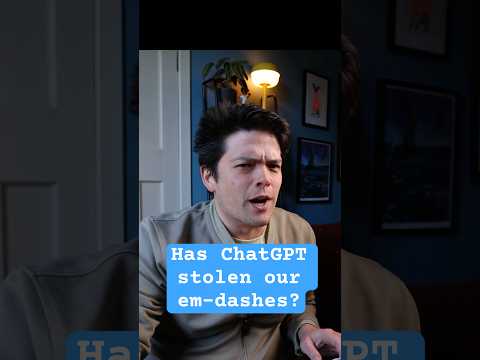 They're taking our em-dashes away from us! #authorproblems #chatgpt #aiwriting