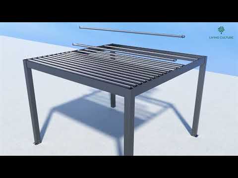 Louvred Pergola Installation [Tasman Freestanding] | Living Culture