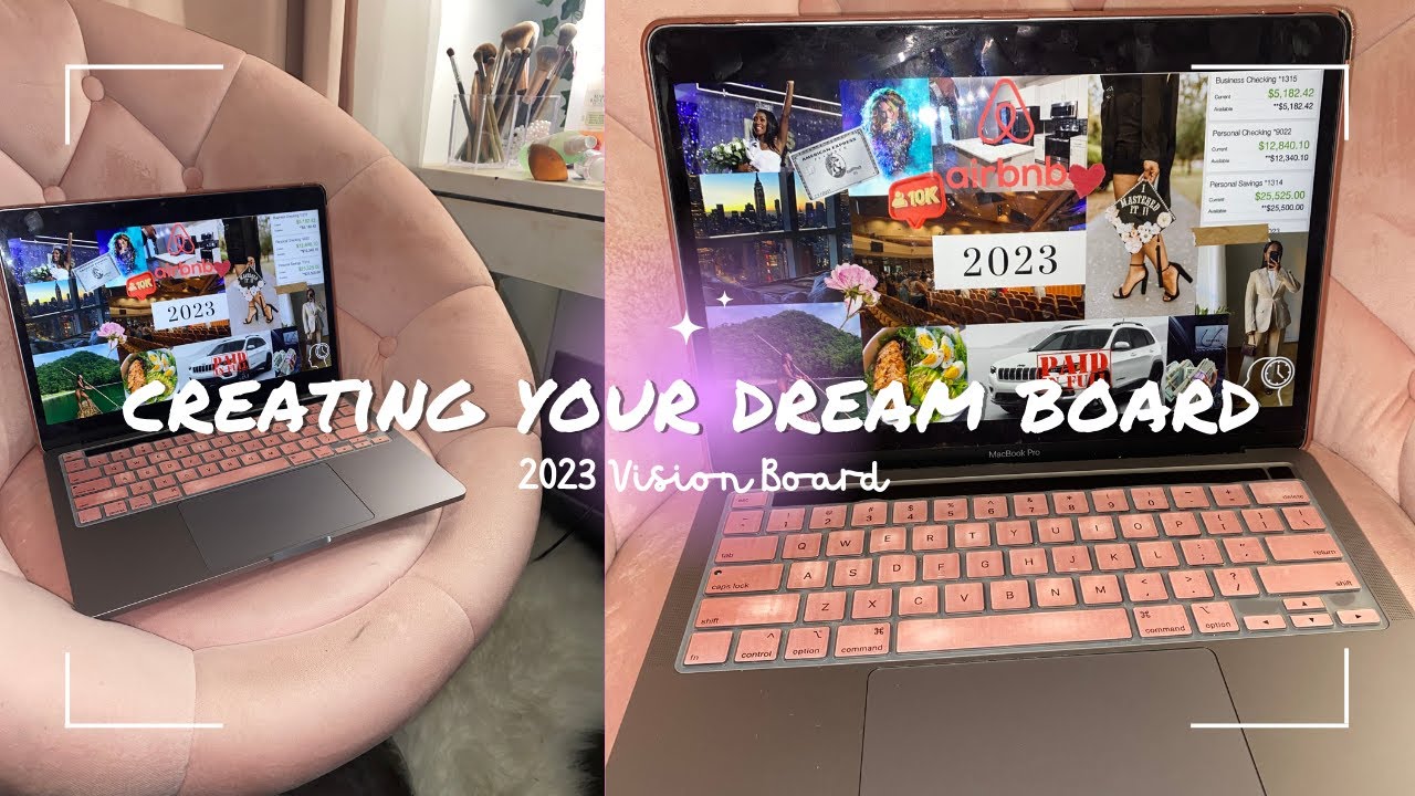 HOW TO LEVEL UP IN 2023| HOW TO CREATE A VISION BOARD| digital vision board