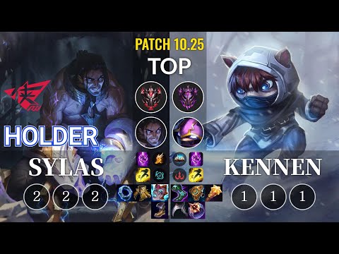 RW Holder Sylas vs Kennen Top - KR Patch 10.25