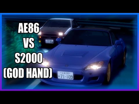 INITIAL D - AE86 VS S2000 (GOD HAND) [HIGH QUALITY]