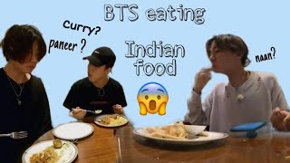 BTS Trying Indian Food For First Time  BTS eating 