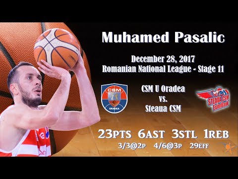 2017.12.28 Muhamed Pasalic vs. Steaua CSM Eximbank - ST11