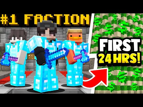 MY *INSANE* FIRST 24 HOURS AS A *SOLO!* | Minecraft Factions | Minecadia [1]