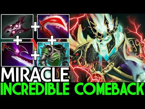 MIRACLE [Wraith King] Incredible Comeback Against MATU Carry 7.24 Dota 2