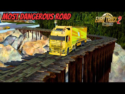 Most Dangerous Roads Map Mod for ETS2 1.40 - ROTAS JOSIMAR MAP 😱