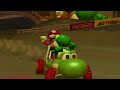 Mario Kart Double Dash 150cc Flower Cup Mario Yoshi