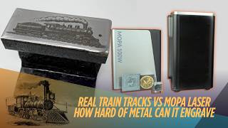 Real Train Tracks VS WeCreat Lumos Ultra 100w MOPA Laser