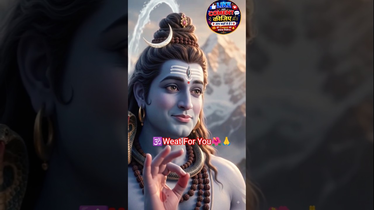 🕉शिव जी ने कहा आप झकास लग रही हैं❤️🔱 #sorts #bhakti #ytshorts #shiv #parvati