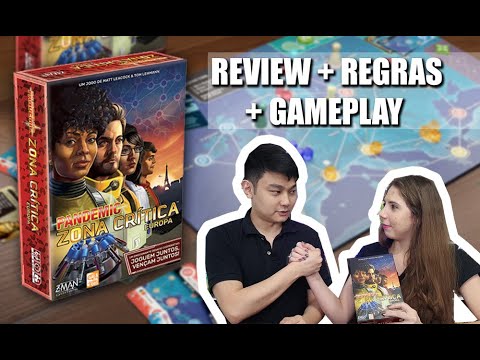 Pandemic Zona Crítica Europa | Review + Regras + Gameplay