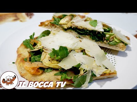 557 - Pinsa romana alla Bocca..senti lรฌ come schiocca! (focaccia salata facile, croccante e leggera)