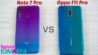 Oppo F11 Pro vs Redmi Note 7 Pro SpeedTest and Camera Comparison