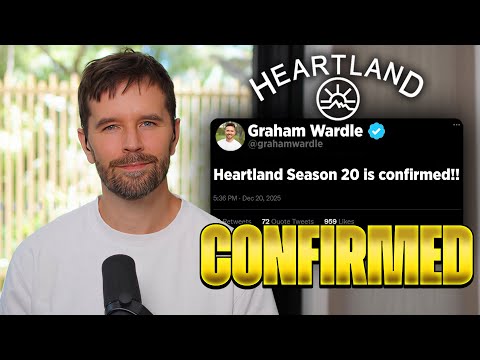 Graham Wardle Announces He Will Be in Heartland Season 20!