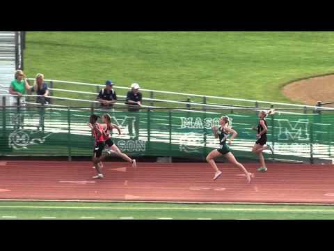 2012 OHHSA Div 1 SW District Prelims - Girls 400m Dash (heat 1/4)