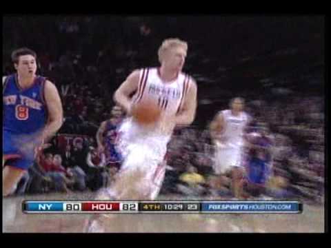Chase Budinger shoots, steals, slams vs. Knicks