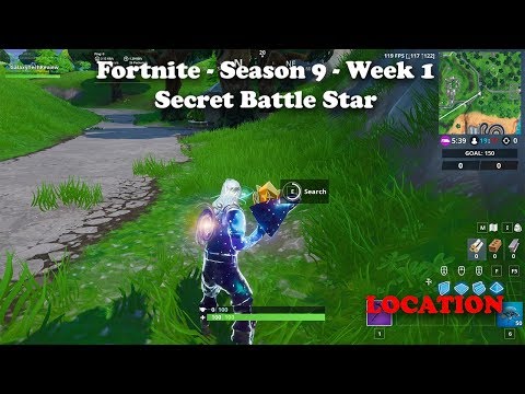 Fortnite - Season 9 - Week 1 - Secret Battle Star Location