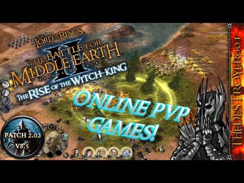 LOTR BFME2 ROTWK Patch 2.02 Multiplayer Games! [July 11, 2022]