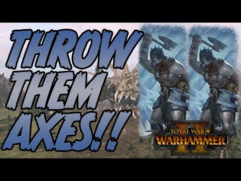 UNDERRATED UNIT: Hunters w/ Axes - Norsca vs Lizardmen // Total War: Warhammer II Multiplayer Battle