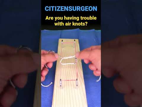 How I throw a surgeon's knot - make it easy