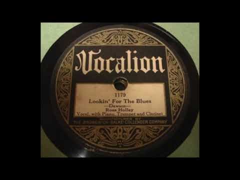 Thumbnail for Rosa Holley – Lookin' For The Blues / Dark And Cloudy Blues (Full Single) by Vaudeville blues