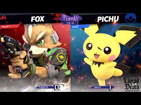 Phenom (Fox) vs Marce (Pichu) | Freaks Smash @ Free Play Arcade Richardson 15