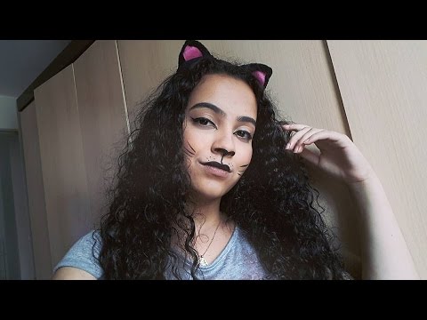 Maquiagem de Gatinha - Halloween