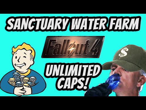 The Perfect Fallout 4 Playthrough (Part 2) - Sanctuary Water Farm (UNLIMITED CAPS!)