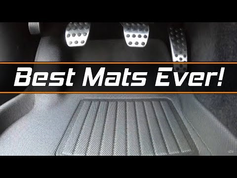 All weather Mats 3dmaxpider Carbon Fiber pattern Kagu rubber for Dodge Challenger