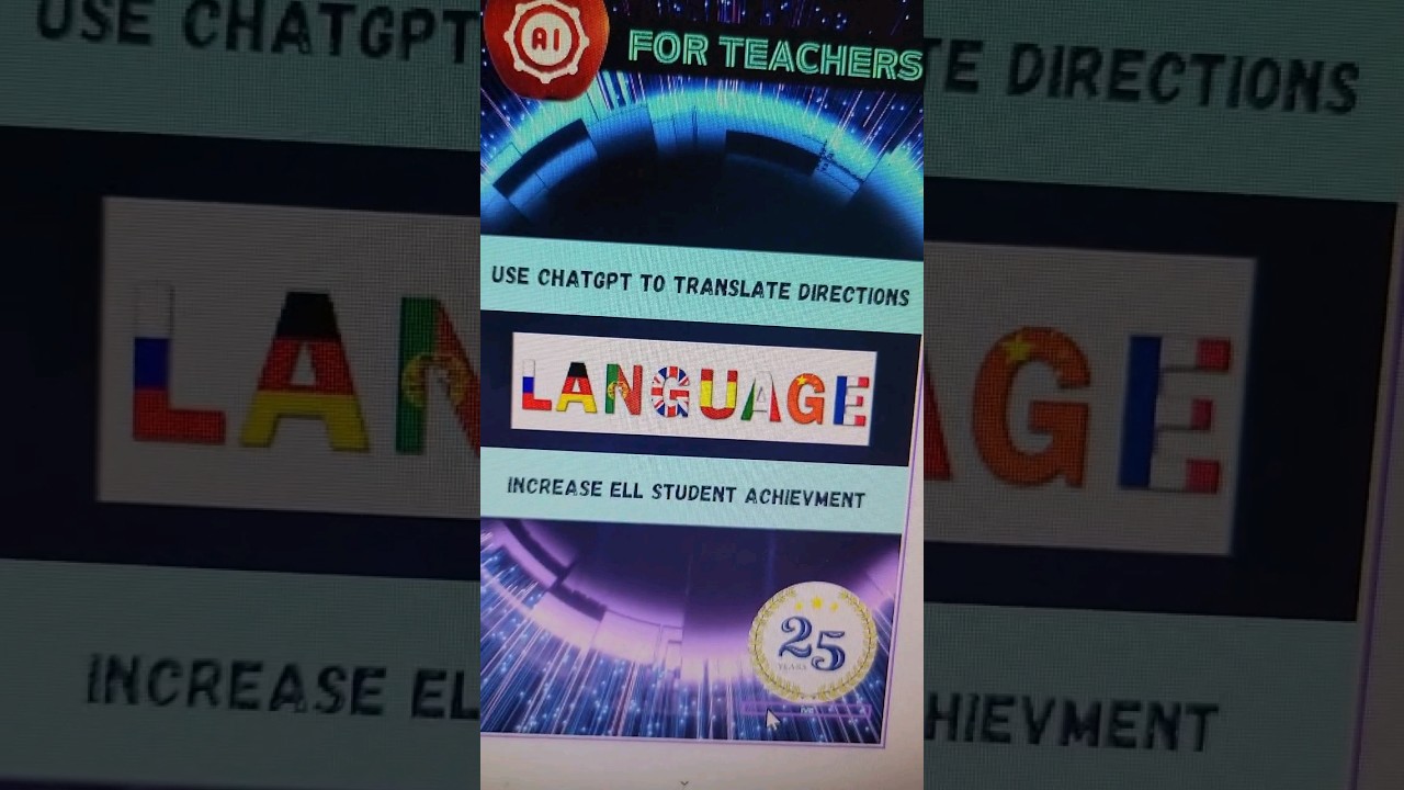 Unlock Student Success: ChatGPT Translates Assignment Directions for ELLs in Seconds!🚀