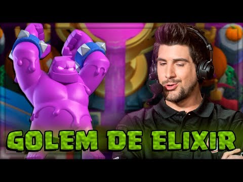 JA TEMOS O MELHOR DECK COM O GOLEM DE ELIXIR NO CLASH ROYALE!