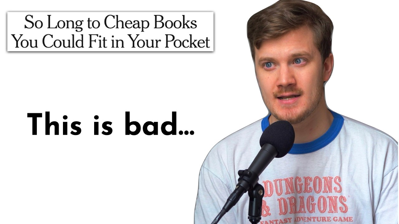 Mass Market Paperbacks Are Dead