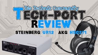 Video thumbnail for AKG HSC 271 Headset & Steinberg UR12 Audiointerface [Review] by Tech-Port