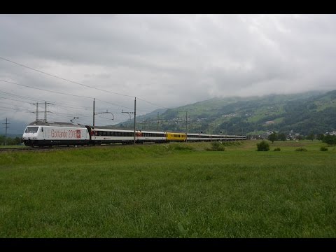 Bahnverkehr am 01.06.16 – «Gotthard Basistunnel Eröffnung»