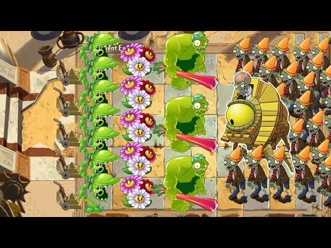 Snap Pea vs Zoybean Pod vs Dazey Chain vs 999 Zombies Pvz 2