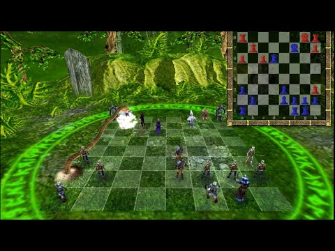 4k  WAR CHESS  I  Queen and Knight  Perfect game  !!!