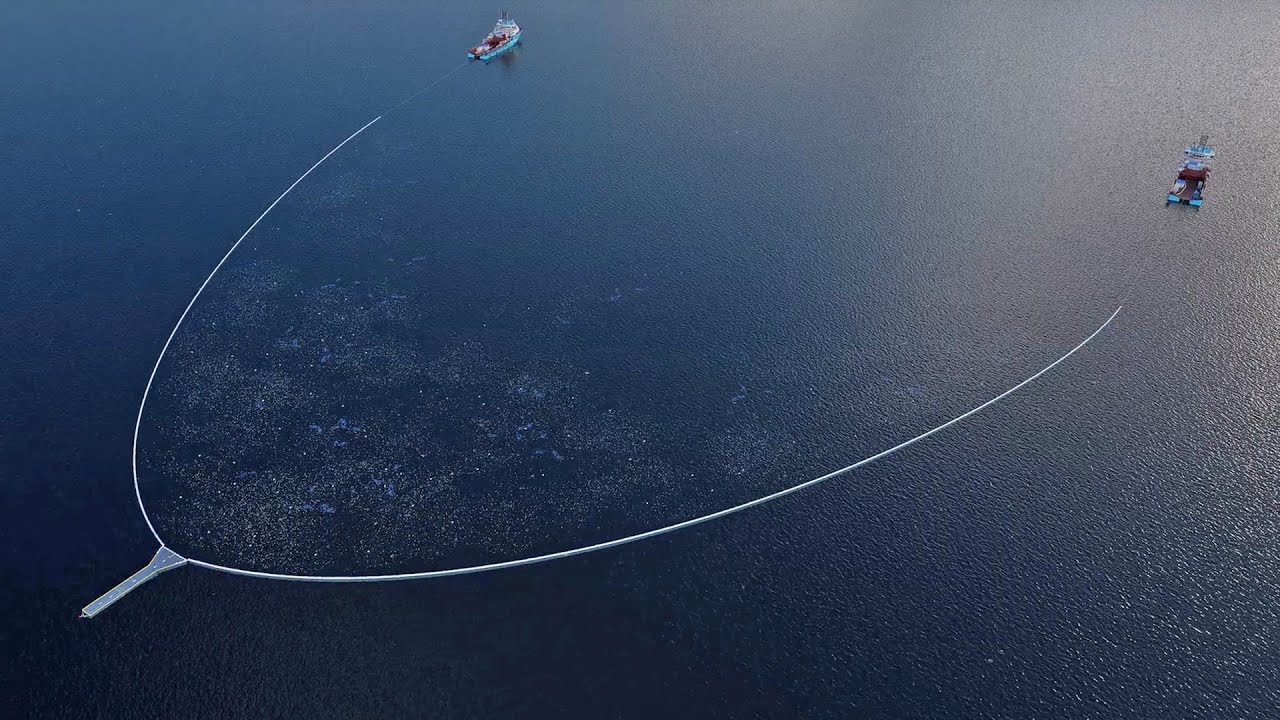 The Ocean Cleanup begins cleaning the Great Pacific Garbage Patch