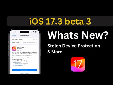 iOS & iPadOS 17.3 Beta 3 Released, Whats New