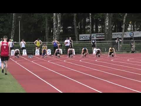 100m M bieg 3 - Poznań 20220507