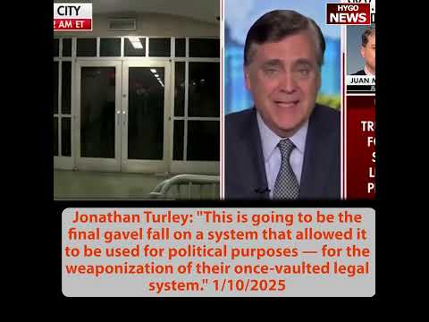 Legal Scholar: weaponization of their once-vaulted legal system, patent constitutional error