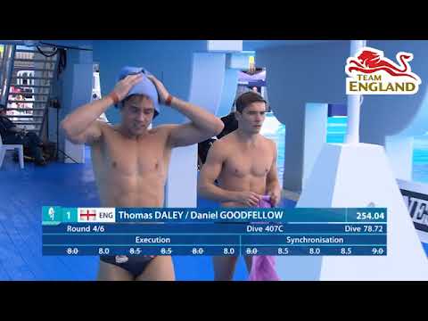 Diving - Synchronised 10m platform final - Tom Daley and Dan Goodfellow
