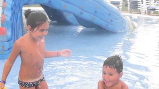 Reto del agua en la piscina