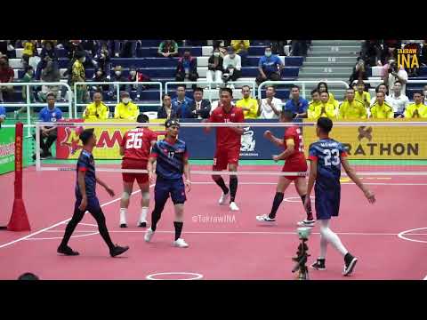 Sepak Takraw King's cup 36th | Thailand VS Malaysia | Team A Set 1