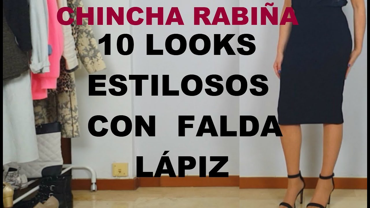 COMBINAR ROPA | FALDA LÁPIZ NEGRA| COMBINAR FALDA DE TUBO | OUTFITS | MODA | CHINCHA RABIÑA