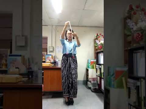 2 ways to wear Thai Sarong by KrooYuHoo