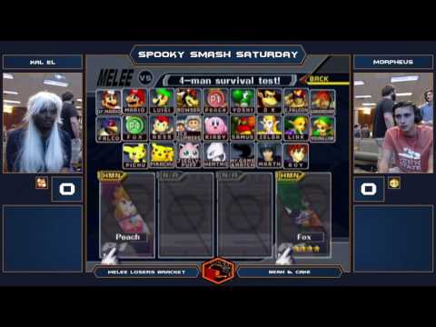 Spooky Smash Saturday Melee Singles - Kal-El (Fox/Sheik) vs Morpheus (Peach) - Losers Bracket