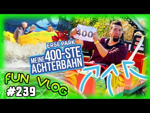 Meine 400ste Achterbahn! Erse Park Uetze ist Spütze | FunVlog #239