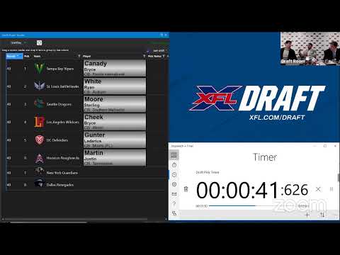LIVESTREAM – XFL Draft Day 2