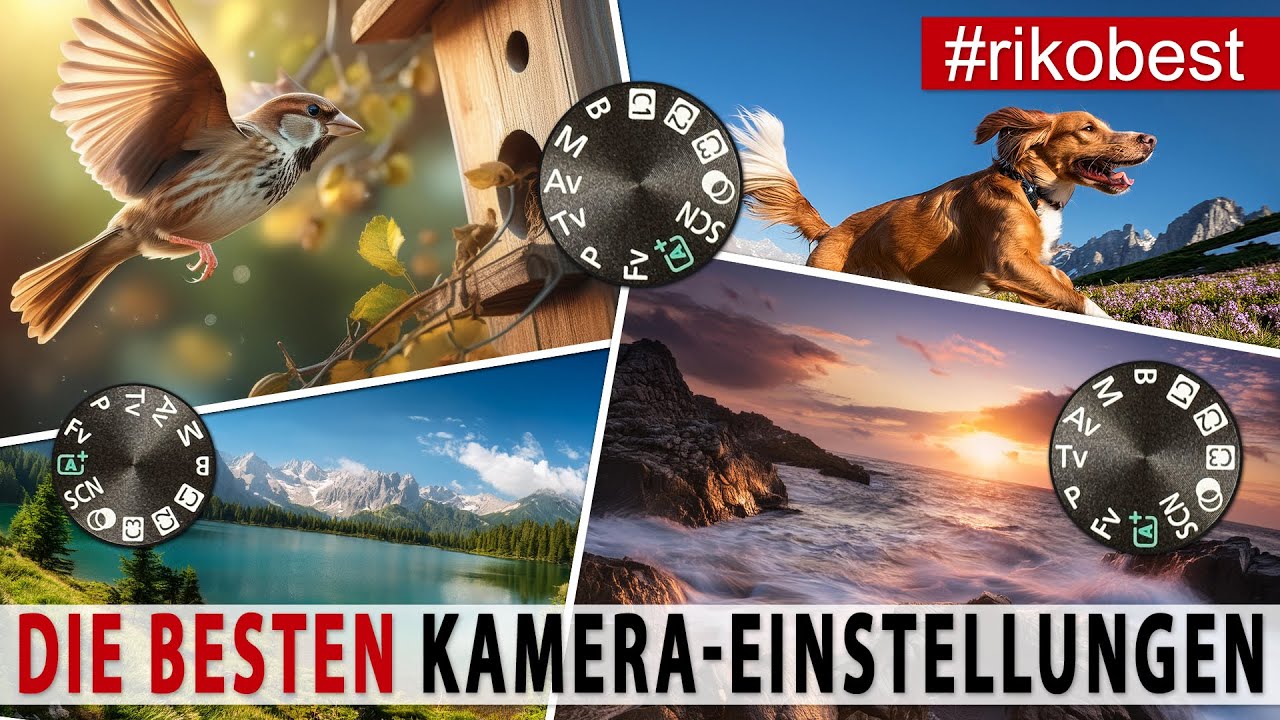 Die besten Kamera Einstellungen für Anfänger - Fotografieren lernen.